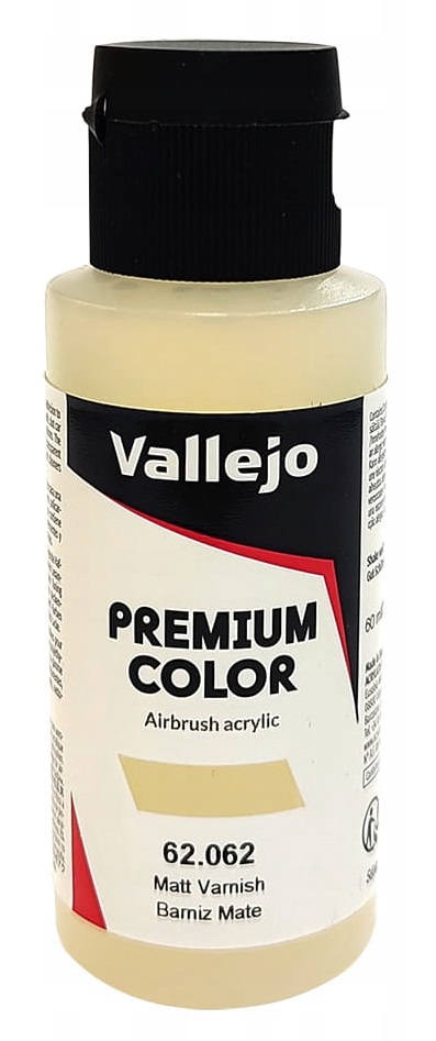 Boxart Matt Varnish  Vallejo Premium Airbrush Colors