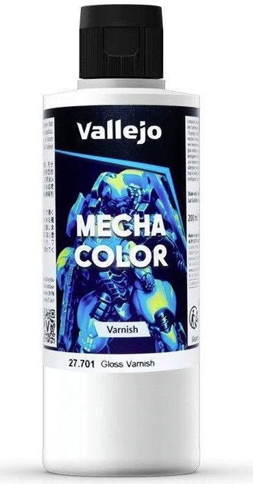 Boxart Mecha Gloss Varnish - new formula  Vallejo Mecha Colors