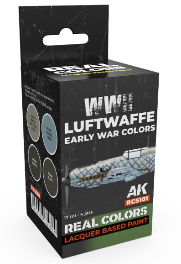 Boxart WWII Luftwaffe Early War Colors  AK Real Colors