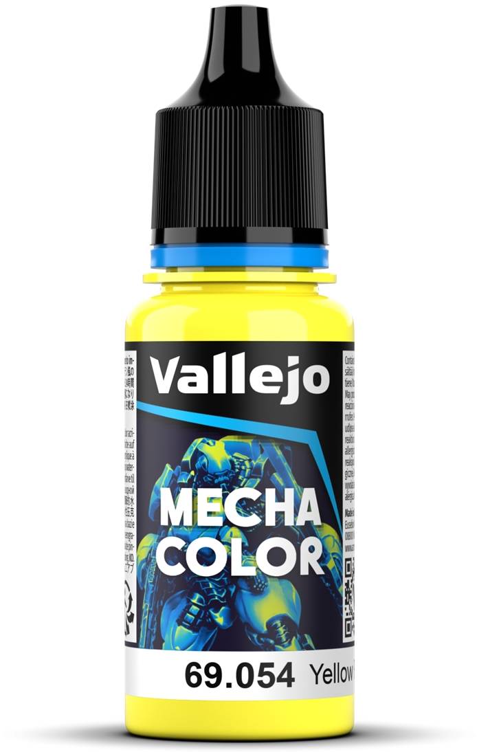 Boxart Yellow Fluorescent  Vallejo Mecha Colors