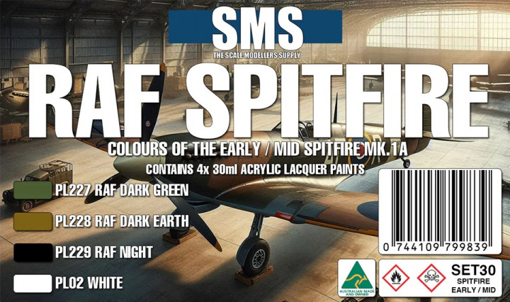 Boxart RAF Spitfire Mk1a  SMS