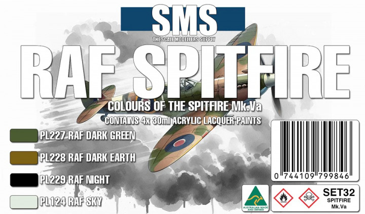 Boxart RAF Spitfire MkVa  SMS