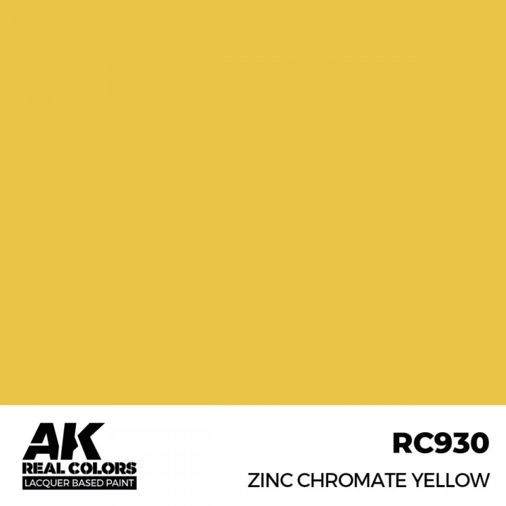 Boxart Zinc Chromate Yellow  AK Real Colors