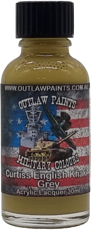 Boxart US Military Colour - Curtiss English Khaki Grey OP040MIL Outlaw Paints
