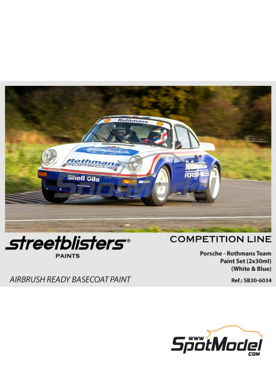 Boxart Porsche Rothmans Team Blue - White  StreetBlisters Paints