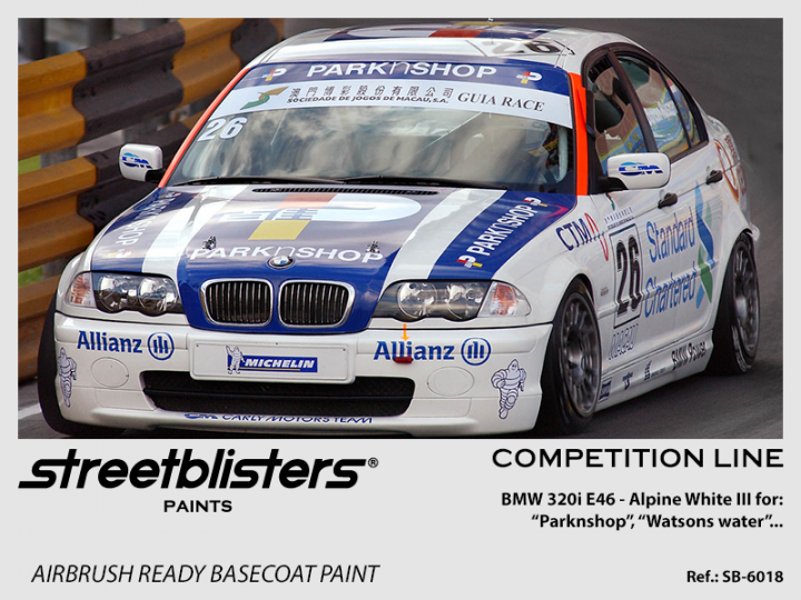 Boxart BMW 320i E46 Alpine White III  StreetBlisters Paints