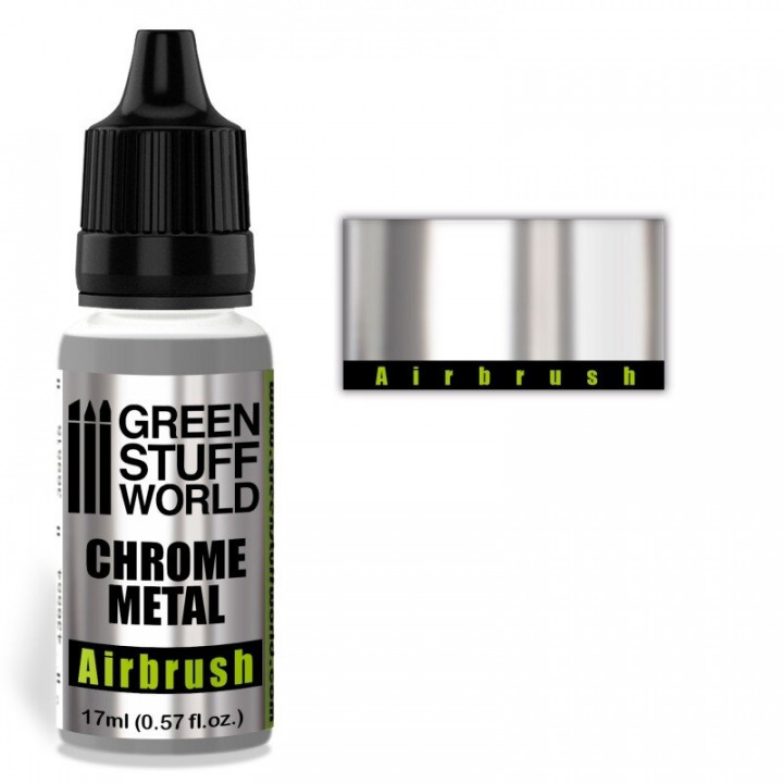 Boxart Chrome Metal Paint - Airbrush  Green Stuff World