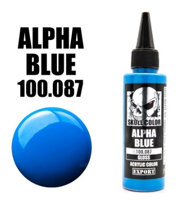 Boxart Alpha Blue Gloss 087 Skull Color Gloss