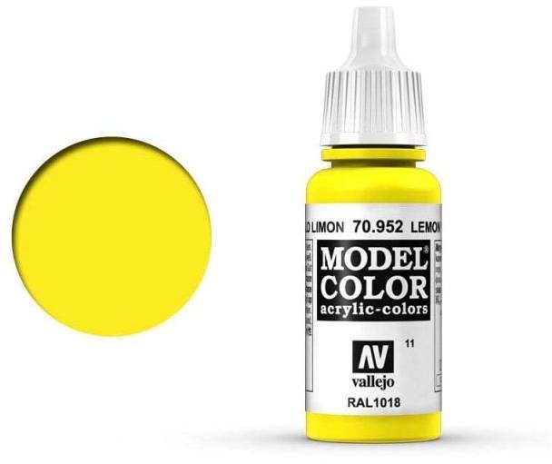 Boxart Lemon Yellow - RAL 1018 70.952, 952, Pos. 11 Vallejo Model Color