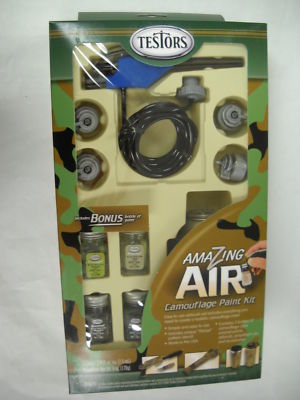 Boxart Amazing Air Camouflage Paint Set  Testors