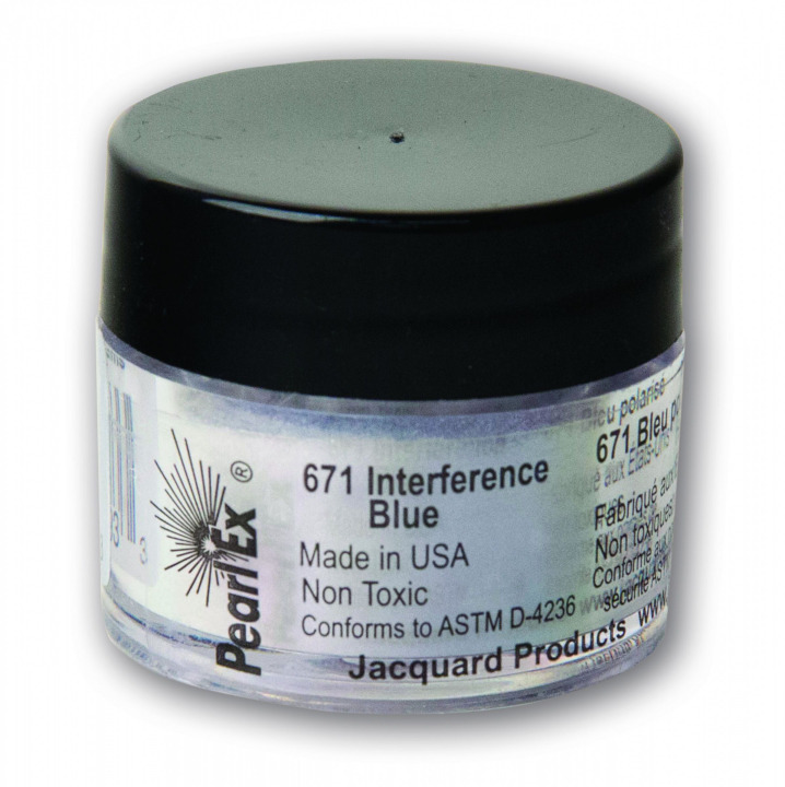 Boxart Interference Blue JPXU671 Pearl Ex Powdered Pigments