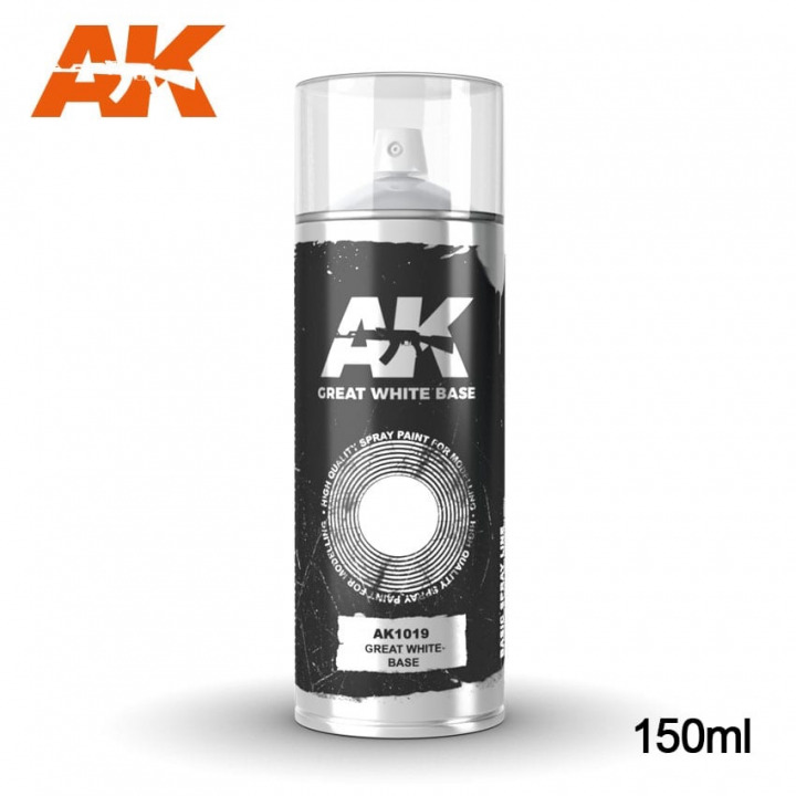 Boxart Great White Base Spray  AK Interactive