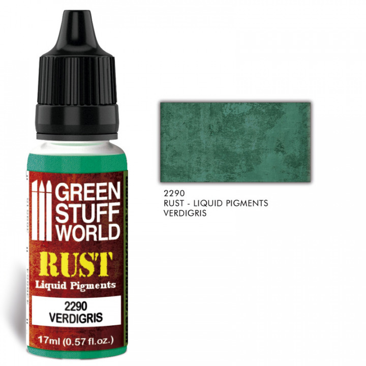 Boxart Liquid Pigments Verdigris  Green Stuff World