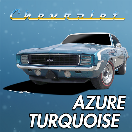 Boxart Chevrolet Azure Turquoise  Splash Paints