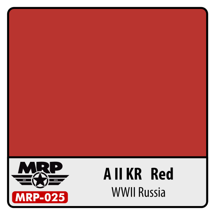 Boxart A II KR | Red | WWII Russia  MR.Paint