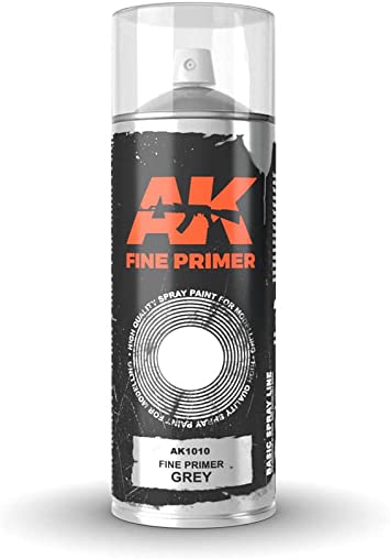 Boxart Fine Primer Grey Spray  AK Interactive