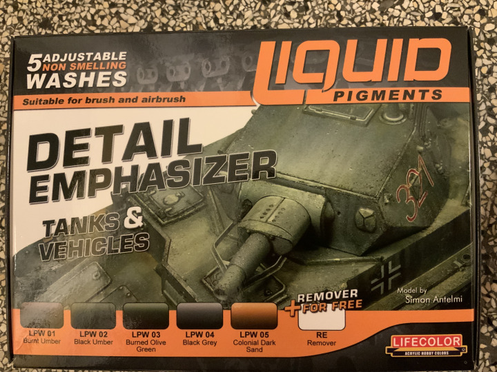 Boxart Detail emphasizer tanks & vehicles  Lifecolor