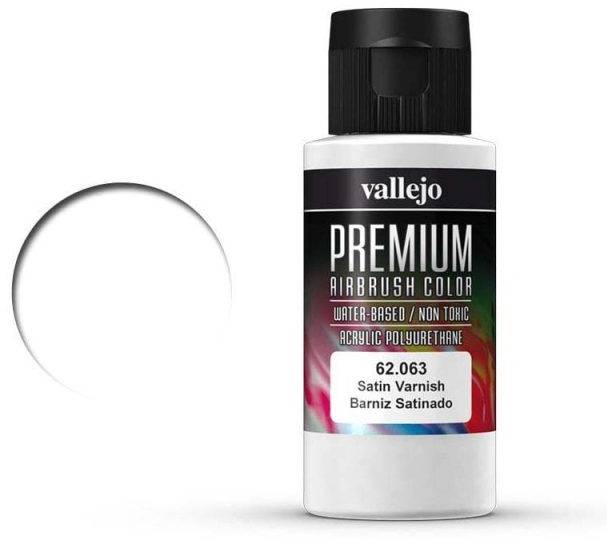 Boxart Satin Varnish  Vallejo Premium Airbrush Colors