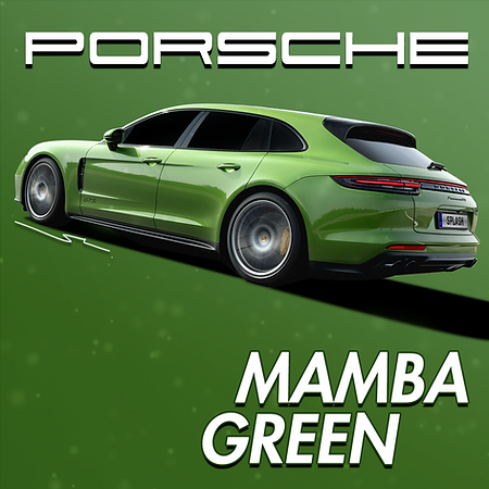 Boxart Porsche Mamba Green  Splash Paints