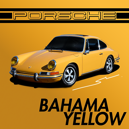 Boxart Porsche Bahama Yellow  Splash Paints