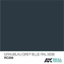 Boxart Graublau Grey Blue RAL 5008  AK Real Colors