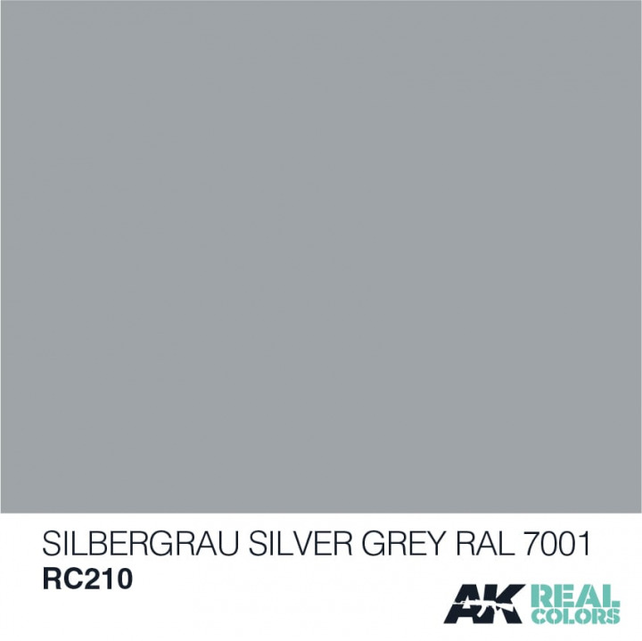 Boxart Silbergrau Silver Gray RAL 7001  AK Real Colors