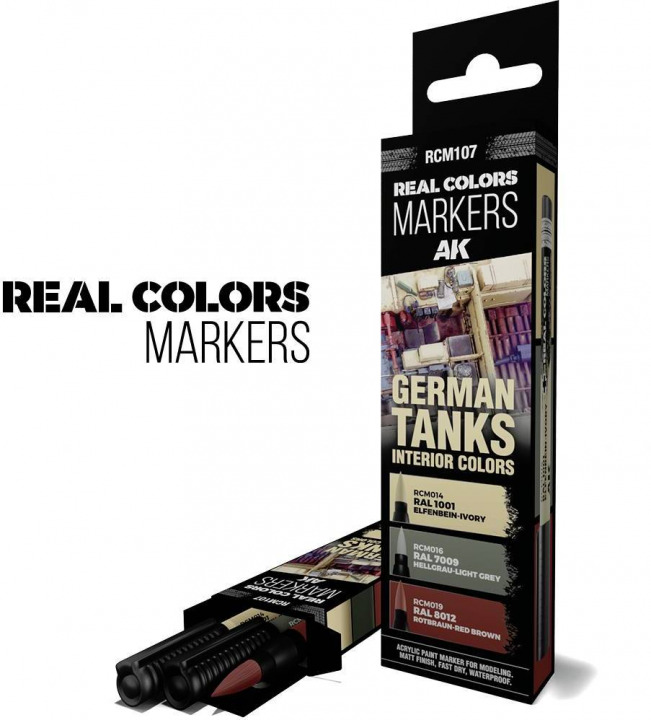 Boxart German Tanks Interior Colors  AK Real Colors