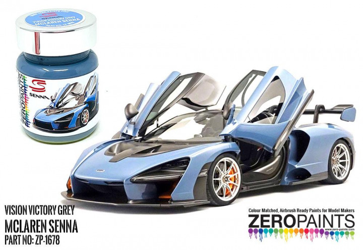 Boxart Senna McLaren Vision Victory Grey  Zero Paints