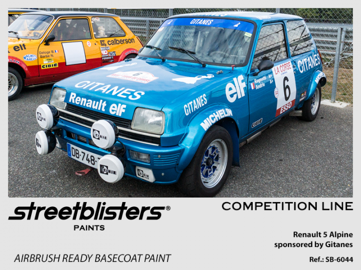 Boxart Renault 5 Alpine Gitanes Blue  StreetBlisters Paints