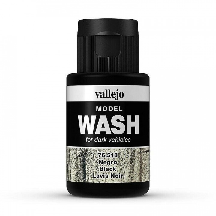 Boxart Black 76.518 Vallejo Model Wash