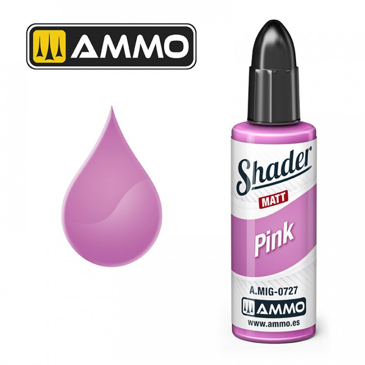 Boxart Pink Shader A.MIG-0727 Ammo by Mig Jimenez