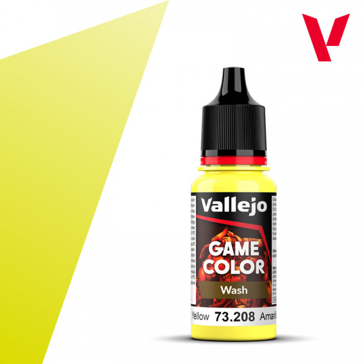 Boxart Yellow Wash  Vallejo Game Color