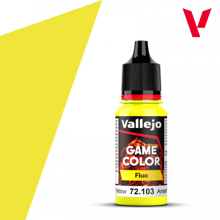 Boxart Fluorescent Yellow  Vallejo Game Color