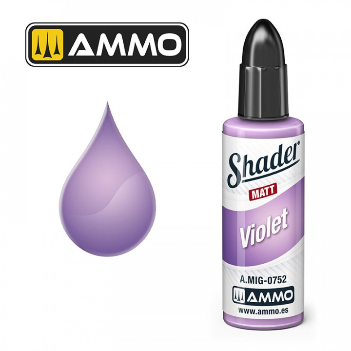 Boxart Violet Matt Shader A.MIG-0752 Ammo by Mig Jimenez