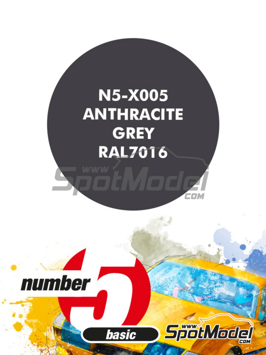 Boxart Anthracite Grey RAL 7016  Number Five