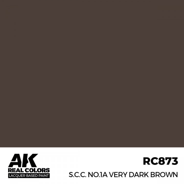 Boxart Very Dark Brown RC873 AK Real Colors