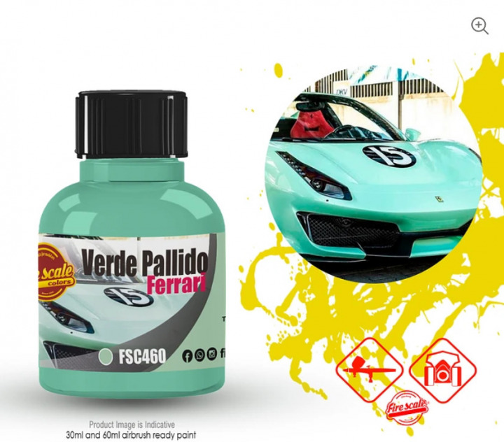 Boxart Verde Pallido Ferrari  Fire Scale Colors