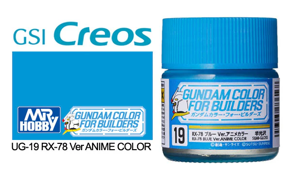 Boxart Gundam Color for Builders RX-78 BLUE Ver. ANIME  Mr.COLOR