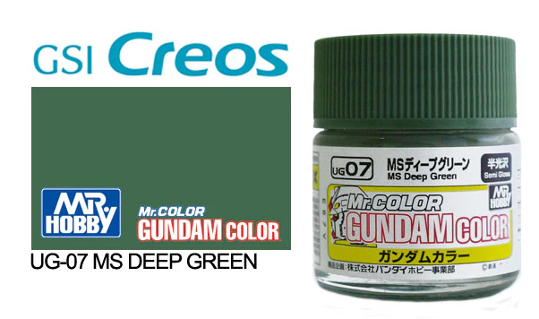 Boxart Gundam Color MS DEEP GREEN  Mr.COLOR