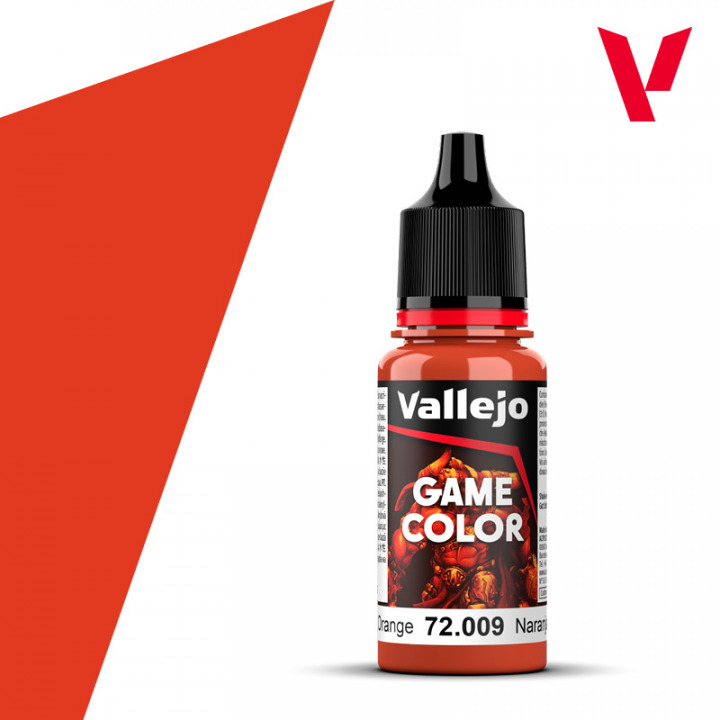 Boxart Hot Orange  Vallejo Game Color