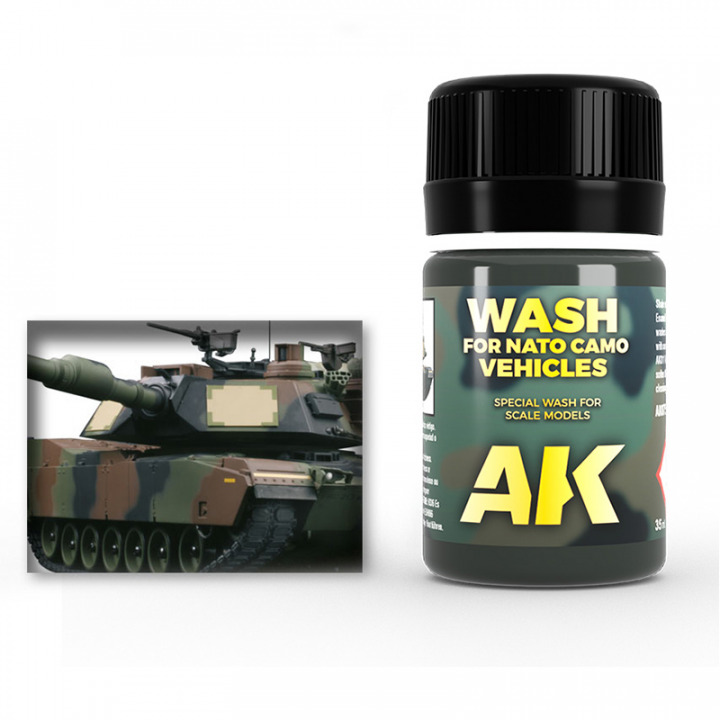 Boxart Wash for NATO Tanks AK 075 AK Interactive