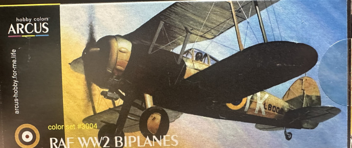 Boxart RAF WW2 Biplanes 3004 Arcus