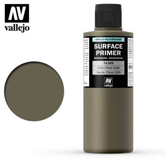 Boxart USA Olive Drab - FS34087 74.608 Vallejo Surface Primer