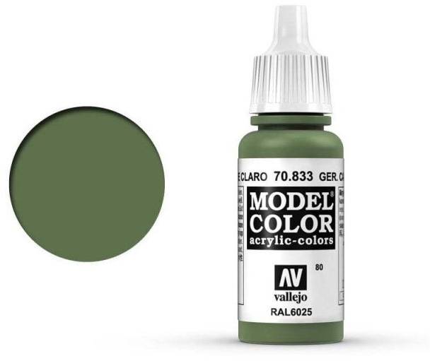 Boxart German Camouflage Bright Green - RAL 6025 70.833, 833, Pos. 80 Vallejo Model Color