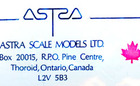 Astra Scale Models, LTD Logo